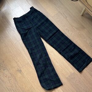 Brandy Melville Dark Plaid Chinos